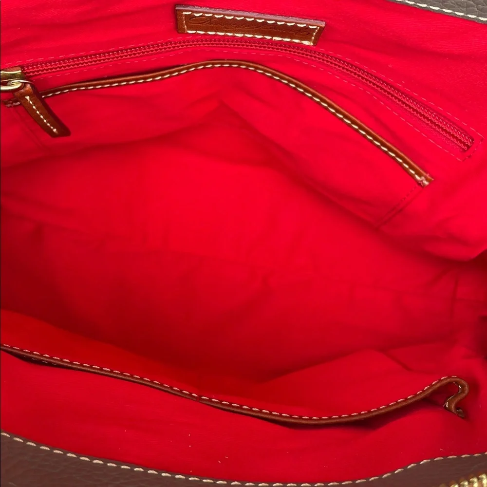 Dooney & Bourke Pebble Grain Aubrey Satchel, Elephant